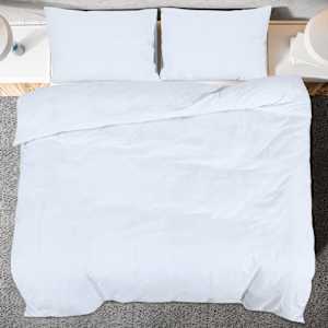 Sada ložního prádla bílá 260 x 240 cm bavlna - obrázek 5