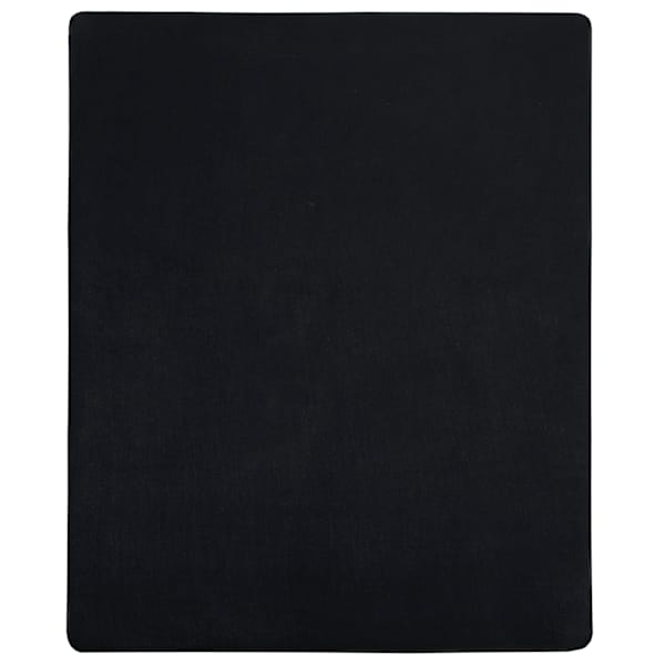 vidaXL kummiga voodilina, must, 90 x 200 cm, puuvill