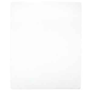 Napenjalna rjuha 2 kosa bela 90x200 cm bombaž