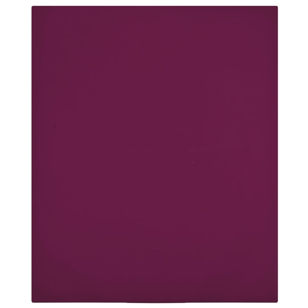 Drap-housse Jersey Bordeaux 160x200 cm Coton