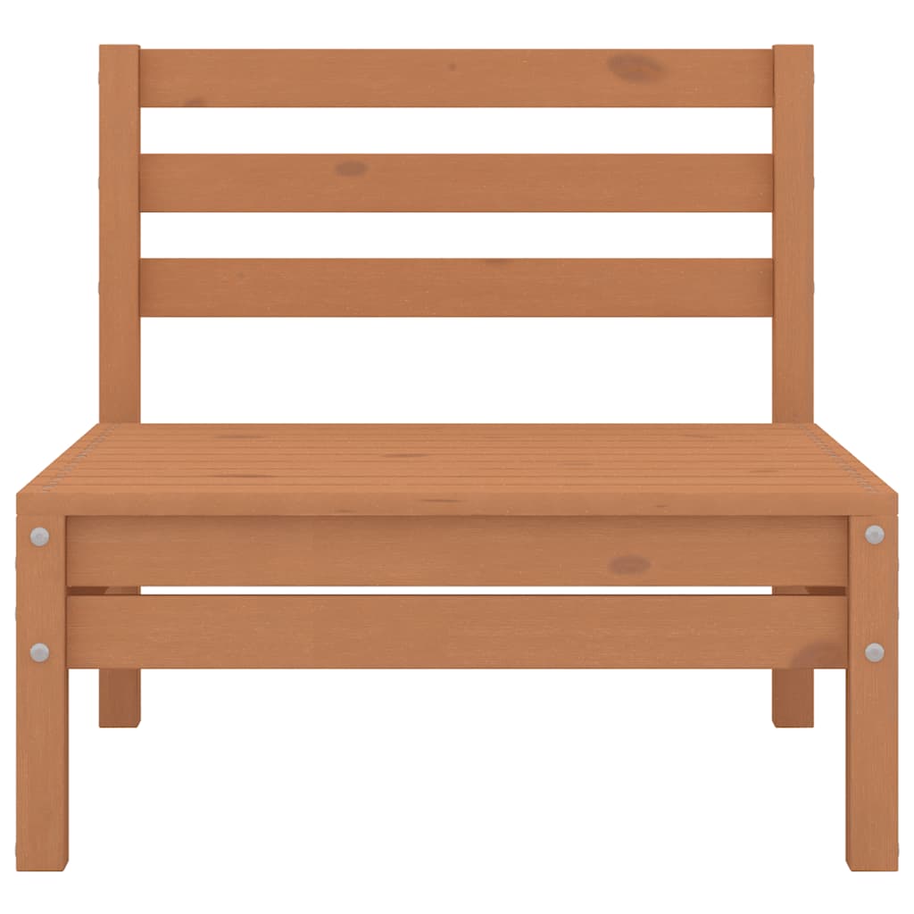 Thumbnail - vidaXL Garten-Mittelsofa Honigbraun Massivholz Kiefer