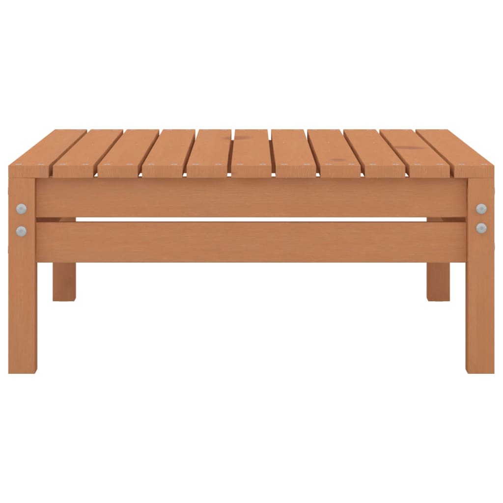 Ogrodowy stołek drewniany 63,5x63,5x28,5 cm, kolor miodowy brąz