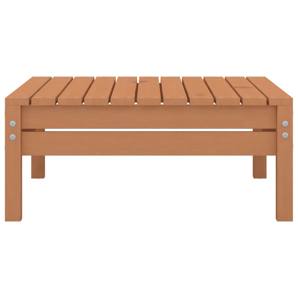 vidaXL Patio Footstool Honey Brown Solid Pinewood