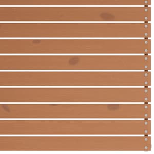 Zahradní rohové pohovky 2 ks medově hnědé masivní borovice - obrázek 5