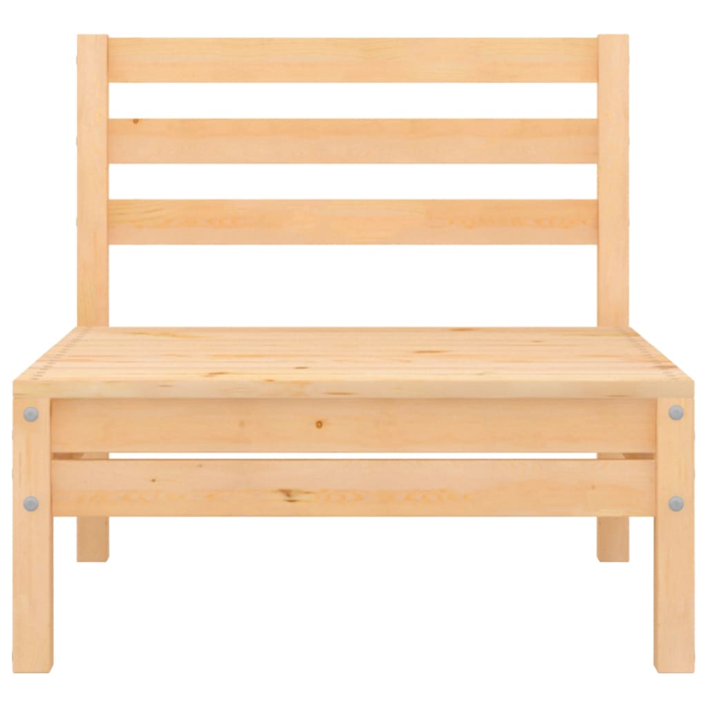 Thumbnail - vidaXL Garten-Mittelsofas 2 Stk. Massivholz Kiefer