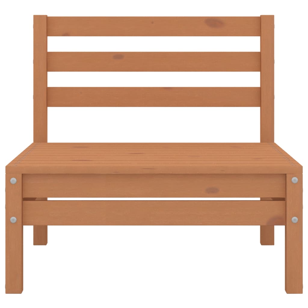 Ogrodowa sofa środkowa drewniana - 63,5 x 63,5 x 62,5 cm