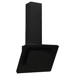 vidaXL pliidikubu, 60 cm, roostevaba teras ja karastatud klaas, must