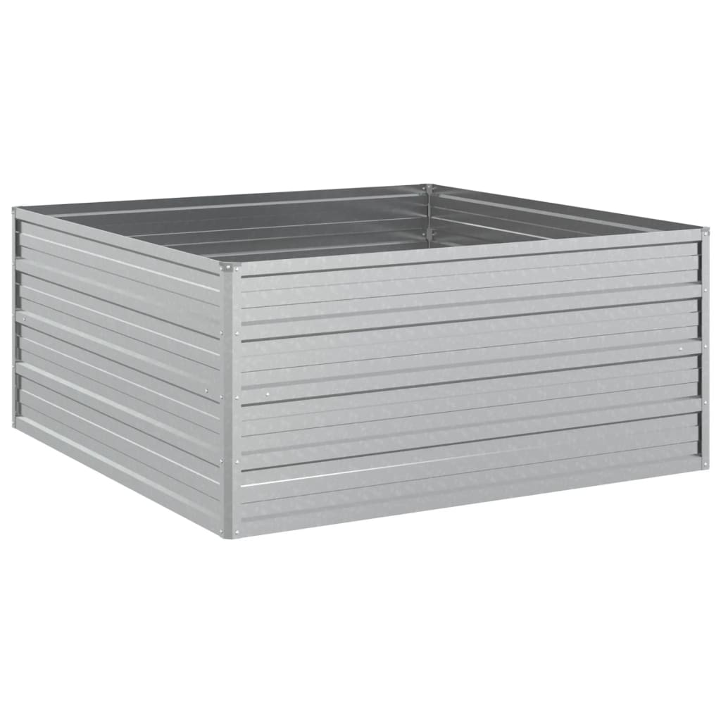 Thumbnail - vidaXL Garten-Hochbeet 100x100x45 cm Verzinkter Stahl Silber