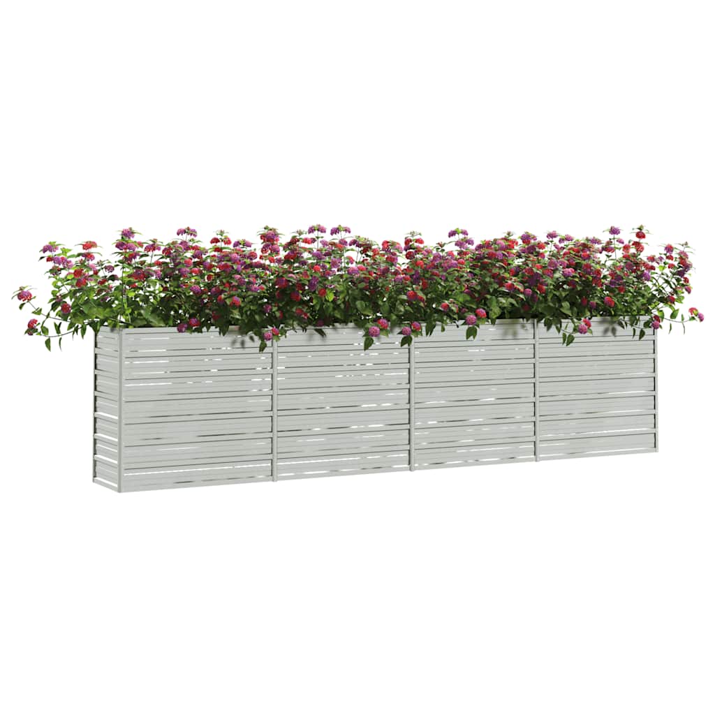 Thumbnail - vidaXL Garten-Hochbeet 320x40x77 cm Verzinkter Stahl Silber