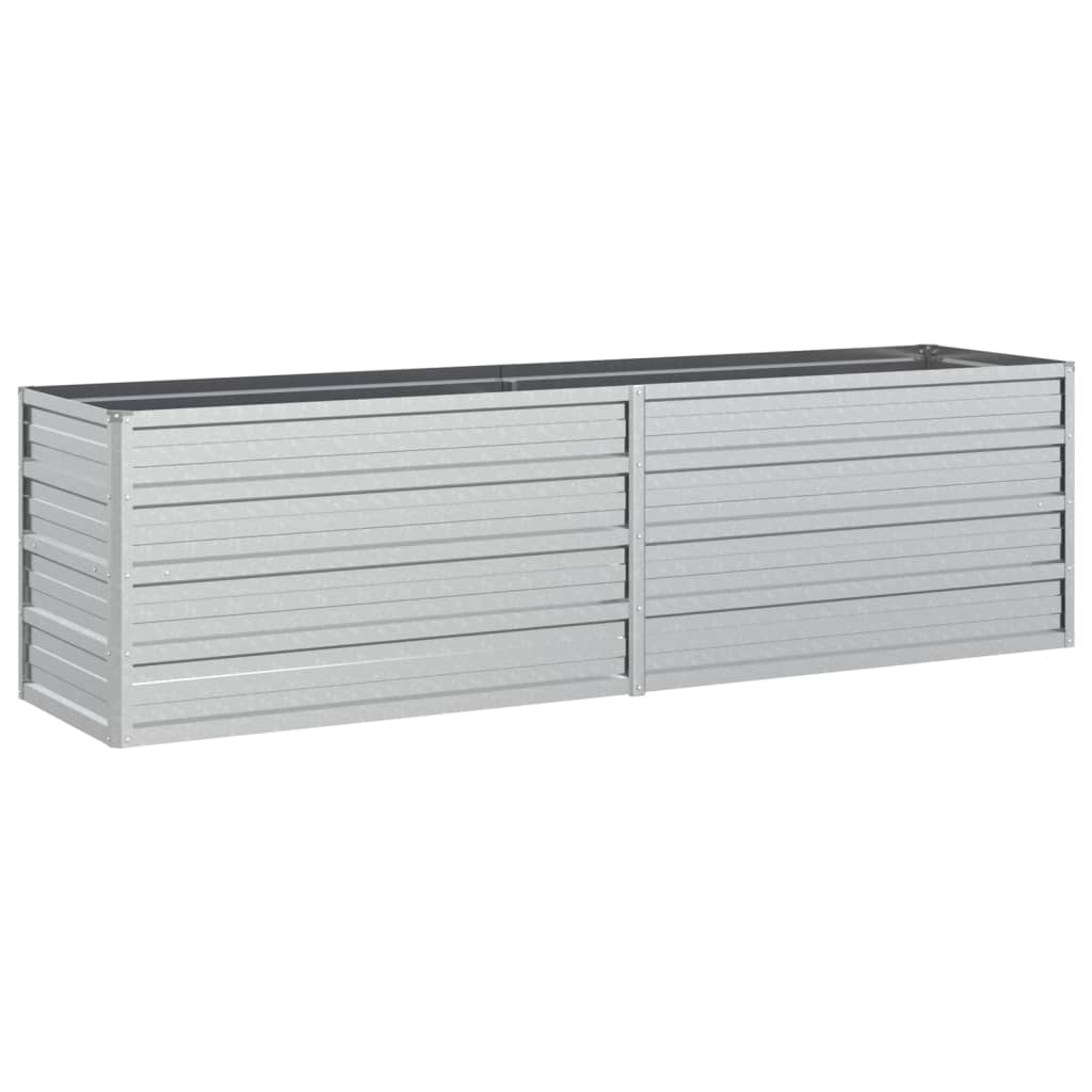 Thumbnail - vidaXL Garten-Hochbeet 160x40x45 cm Verzinkter Stahl Silber