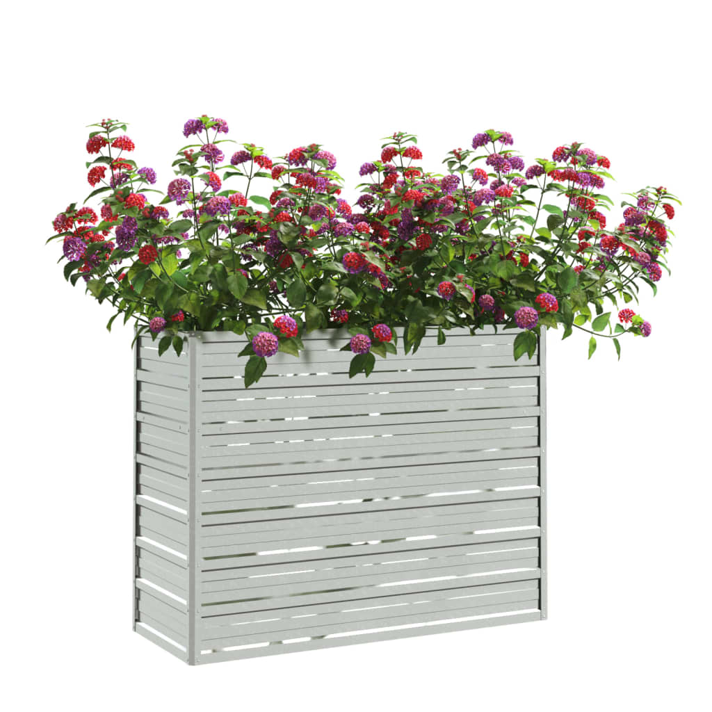 Thumbnail - vidaXL Garten-Hochbeet 100x40x77 cm Verzinkter Stahl Silber