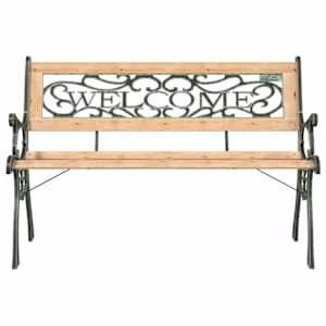 Zahradní lavice 122 cm masivní jedlové dřevo - obrázek 4