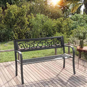 vidaXL aiapink, 125 cm, teras, must