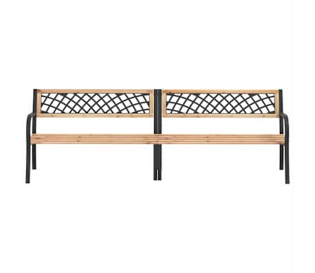 vidaXL Garden Bench | Natural wood | Chinese fir wood | Large | Durable