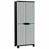 vidaXL plastkapp, 68 x 39 x 171,5 cm, rotang disain
