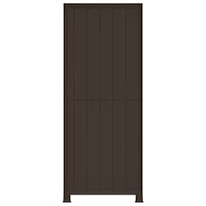 Plastová skříňka 68 x 39 x 171,5 cm ratanový design - obrázek 5