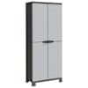 vidaXL plastkapp, 68 x 39 x 171,5 cm