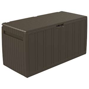vidaXL padjakast, pruun, 117 x 45,5 x 57,5 cm, 270 l