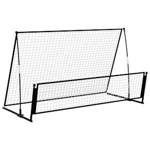 vidaXL kaks &uuml;hes tagasil&ouml;&ouml;gi jalgpalliv&auml;rav 202x104x120 cm teras