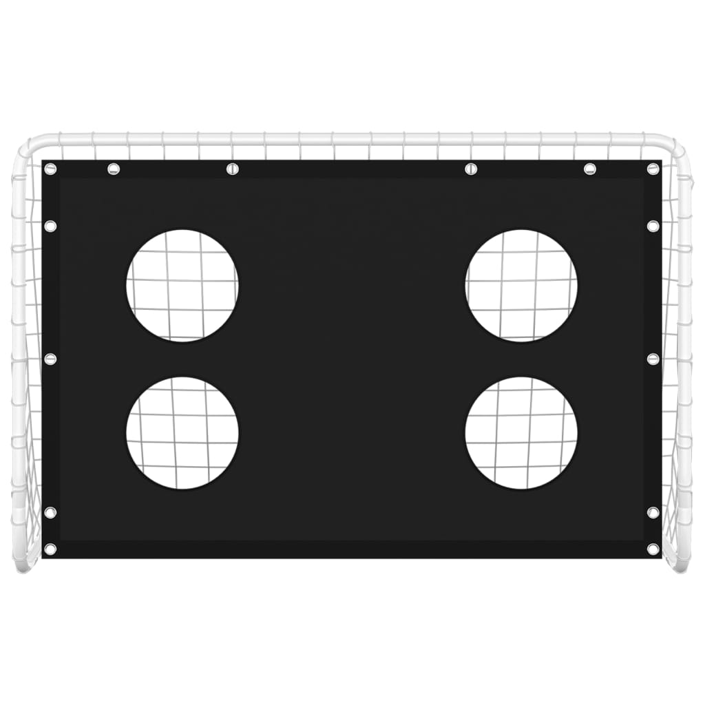Alternativ bild 3 för VidaXl Fotbollsmål För Träning Stål 184X61X122 Cm