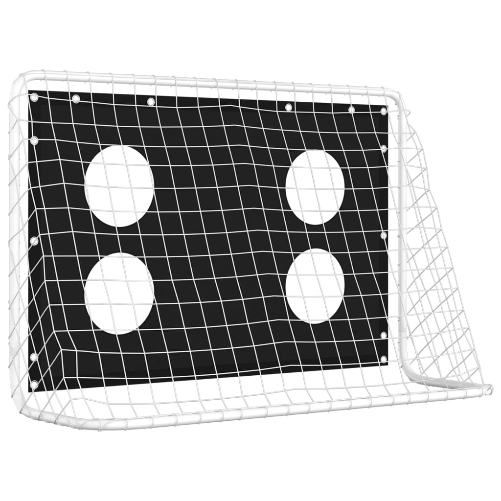 Alternativ bild 4 för VidaXl Fotbollsmål För Träning Stål 184X61X122 Cm