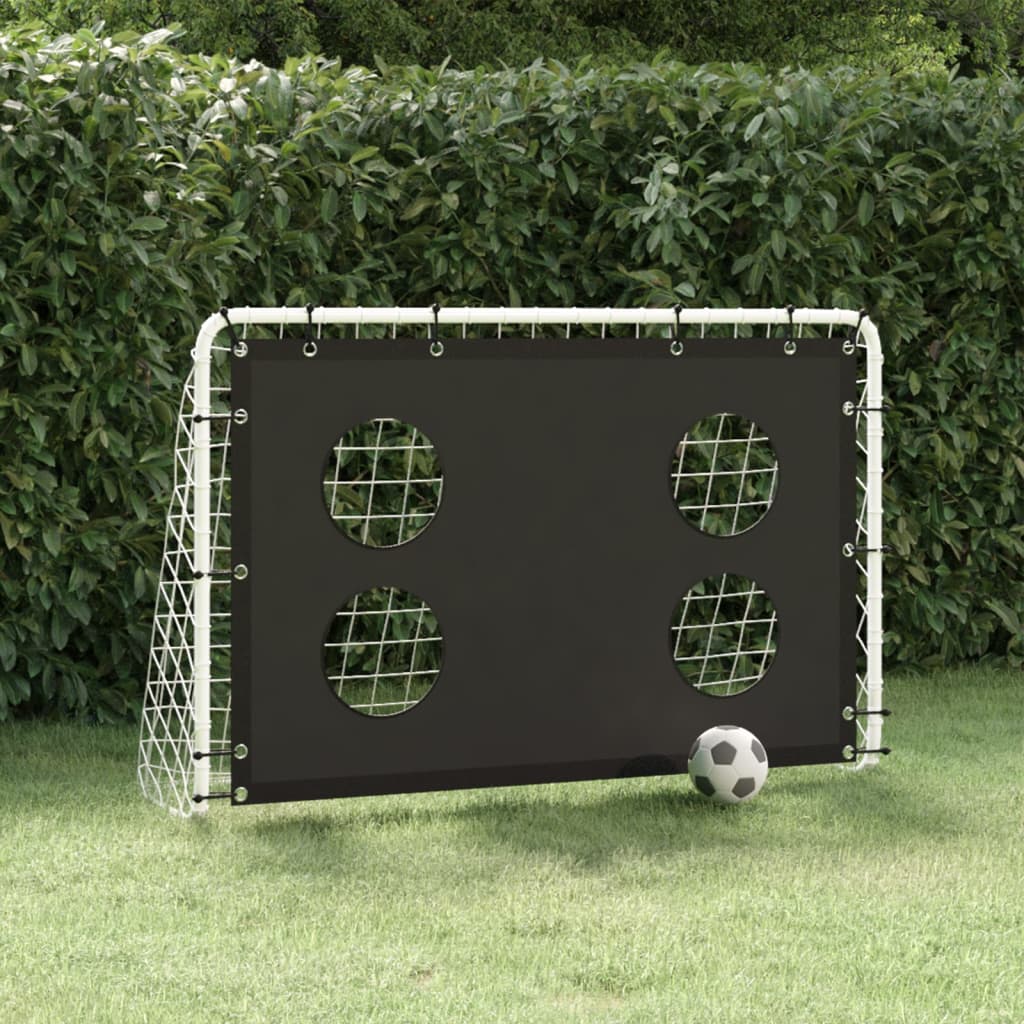 vidaXL Poartă de fotbal cu plasă de antrenament, 184x61x122 cm, oțel vidaXL