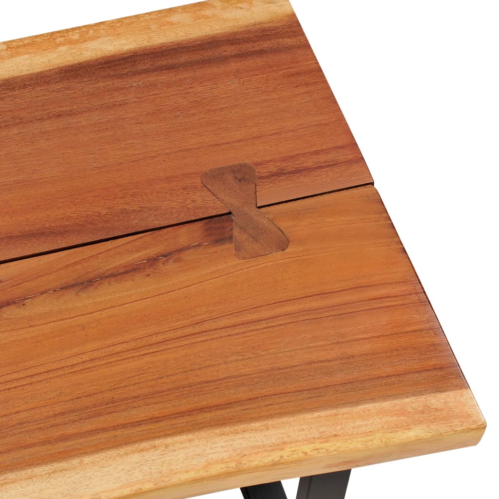 Konferenční stolek masivní dřevo suar 102 x 54 x 41 cm