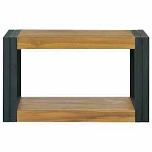 vidaXL Bathroom Cabinet 60x45x35 cm Solid Wood Teak