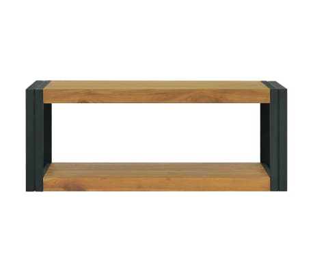 vidaXL Bathroom Cabinet 90x45x35 cm Solid Wood Teak