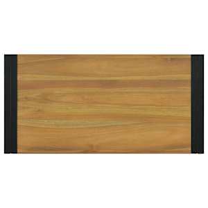 Koupelnová skříňka 90 x 45 x 35 cm masivní teakové dřevo - obrázek 4
