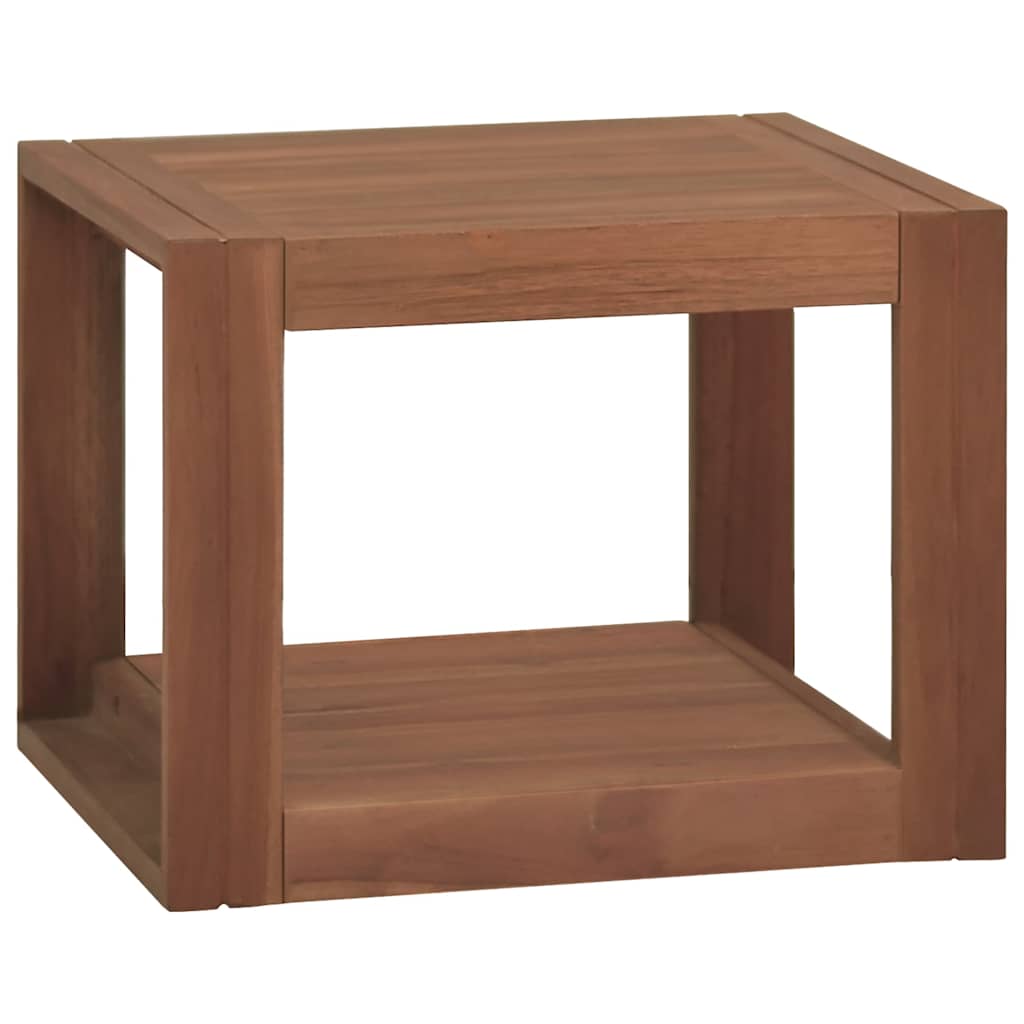 vidaXL Dulap de baie suspendat, 45x45x30 cm, lemn masiv de tec
