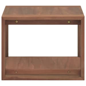 Nástěnná koupelnová skříňka 45 x 45 x 35 cm masivní teak - obrázek 3