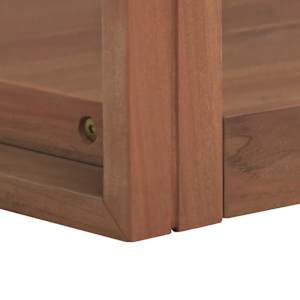 Nástěnná koupelnová skříňka 45 x 45 x 35 cm masivní teak - obrázek 5