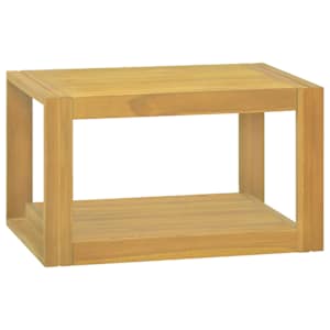 Nástěnná koupelnová skříňka 60 x 45 x 35 cm masivní teak