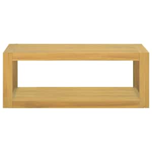 Nástěnná koupelnová skříňka 90 x 45 x 35 cm masivní teak - obrázek 2