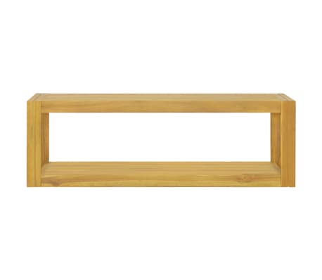 vidaXL Wall-mounted Bathroom Cabinet 110x45x35 cm Solid Wood Teak