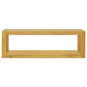 vidaXL Wall-mounted Bathroom Cabinet 110x45x35 cm Solid Wood Teak