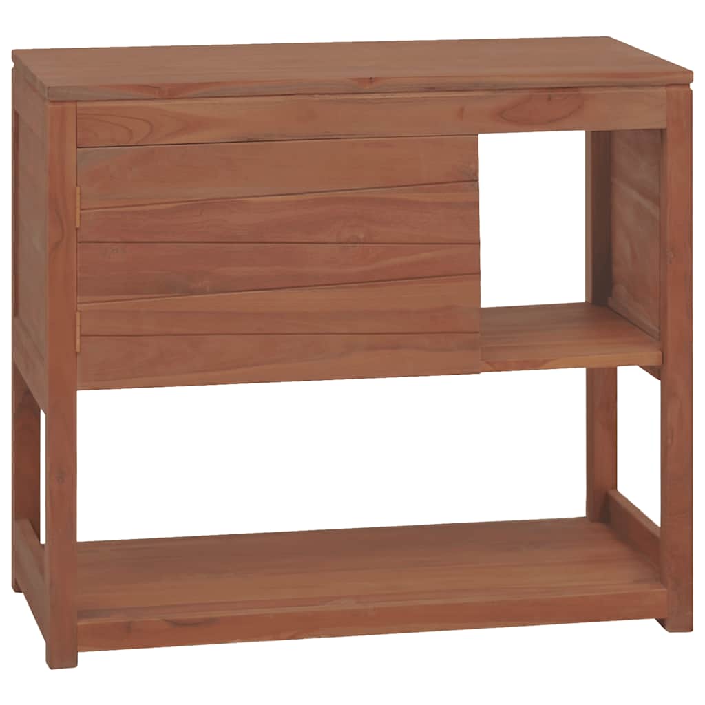 vidaXL Badschrank 85x40x75 cm Massivholz Teak