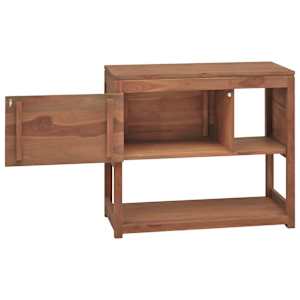 vidaXL vannasistabas skapītis, 85x40x75 cm, masīvs tīkkoks