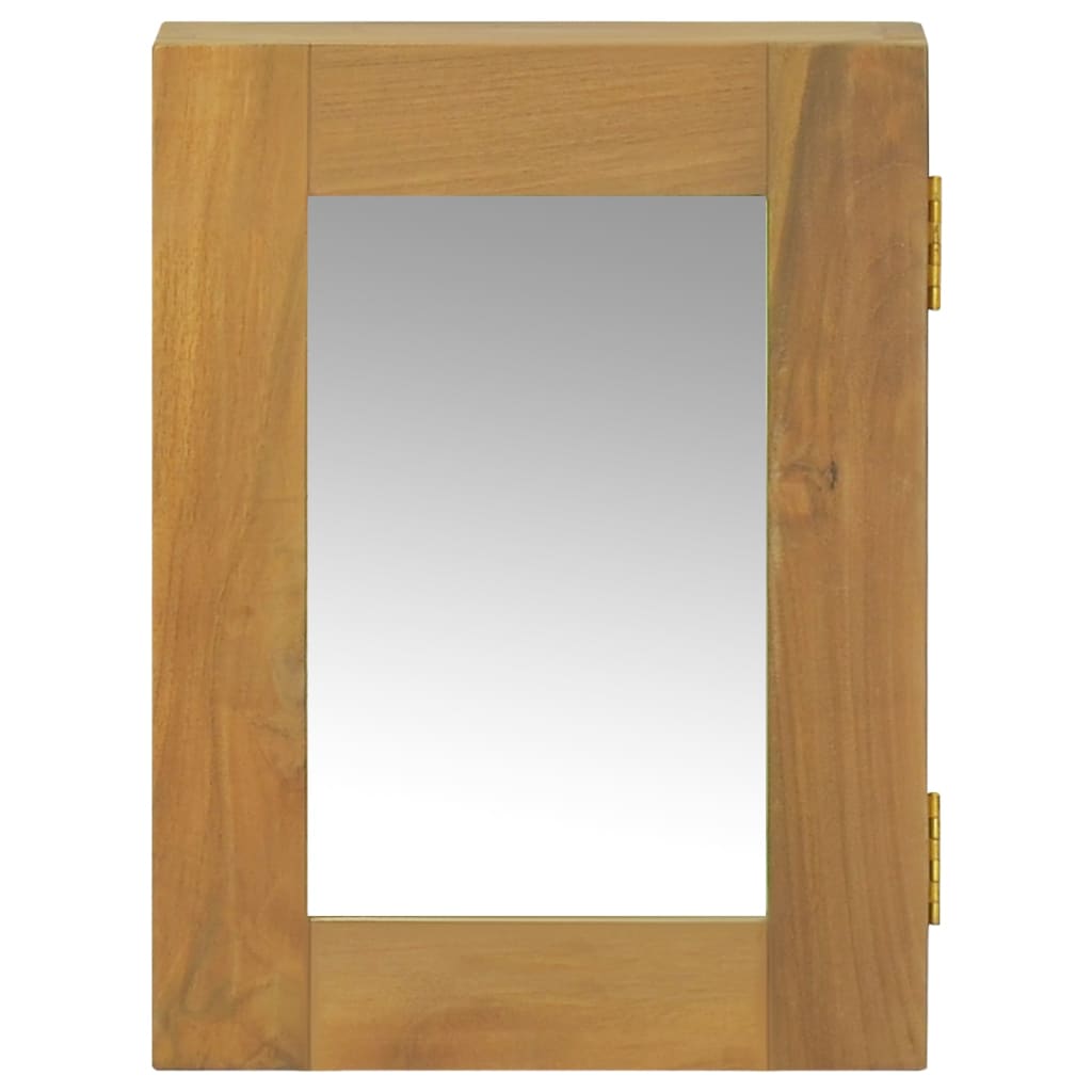 

vidaXL Spiegelkast 30x10x40 cm massief teakhout