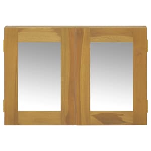 Zrcadlová skříňka 60 x 10 x 40 cm masivní teakové dřevo - obrázek 2