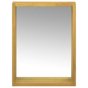 Zrcadlová skříňka 30 x 10 x 40 cm masivní teakové dřevo - obrázek 2