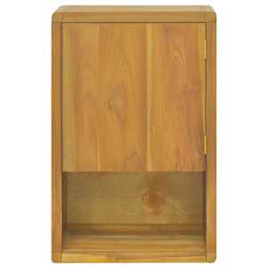 Nástěnná koupelnová skříňka 45 x 30 x 70 cm masivní teak - obrázek 2