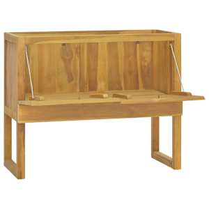 Koupelnová skříňka 90 x 40 x 75,5 cm masivní teakové dřevo - obrázek 2