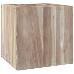 Nástěnná koupelnová skříňka 41 x 38 x 40 cm masivní teak - obrázek 2