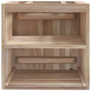 Nástěnná koupelnová skříňka 41 x 38 x 40 cm masivní teak - obrázek 5