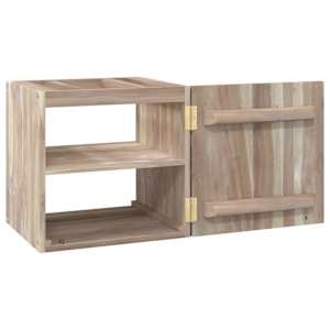 Nástěnná koupelnová skříňka 41 x 38 x 40 cm masivní teak - obrázek 7