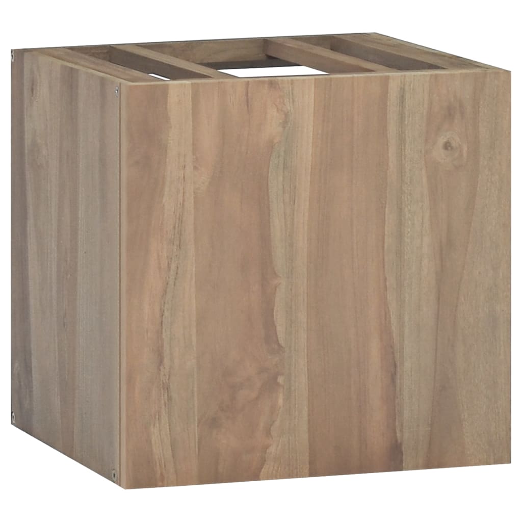 Image of vidaXL Wall-mounted Bathroom Cabinet 46x25.5x40 cm Solid Wood Teak