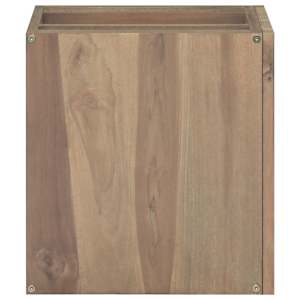 Nástěnná koupelnová skříňka 46 x 25,5 x 40 cm masivní teak - obrázek 3