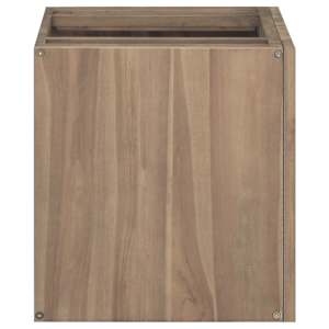 Nástěnná koupelnová skříňka 60 x 39 x 40 cm masivní teak - obrázek 3